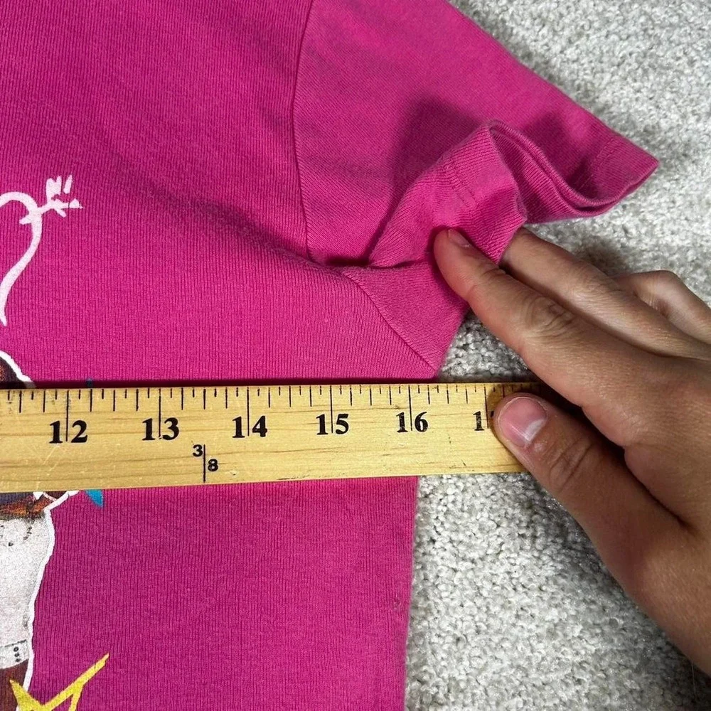Vintage Girl's High School Musical the concert pink t-shirt Girls M